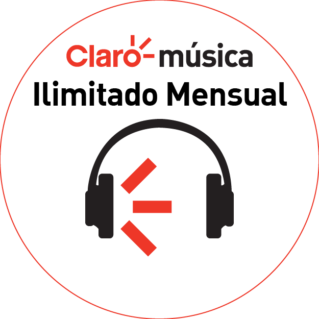 Logo de Claro música Ilimitado mensual